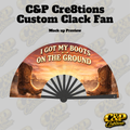 Sunset Boots On The Ground Clack Fan