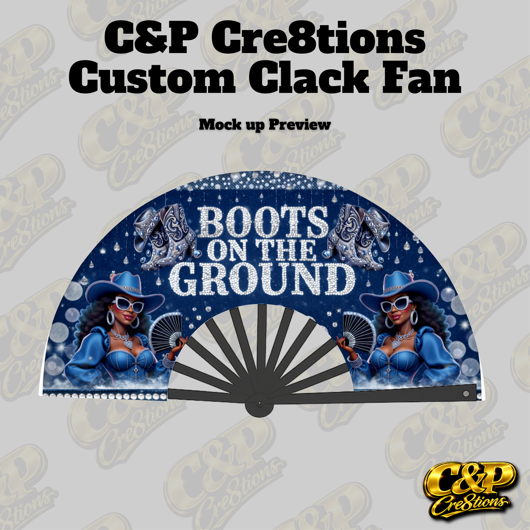 Diamonds Boots On The Ground Clack Fan