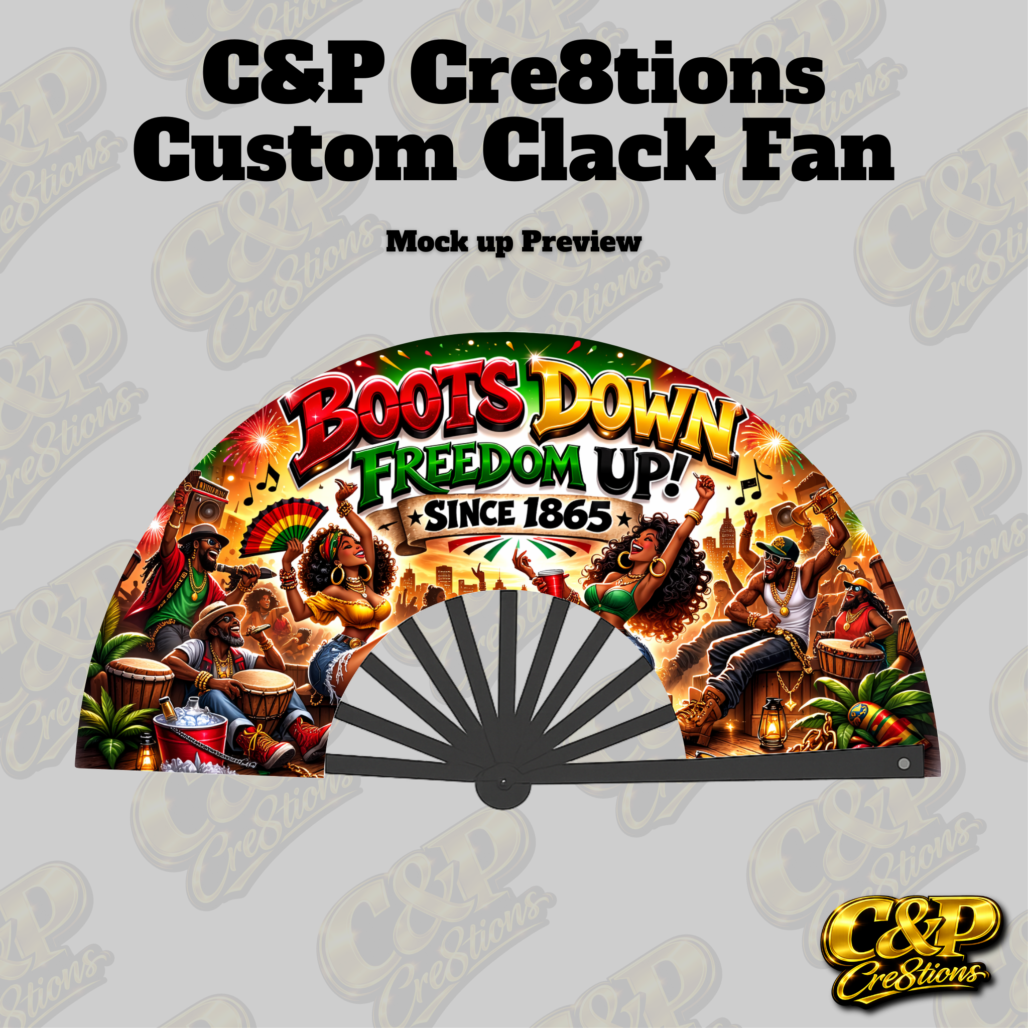 June-teeth Boots Down Clack Fan