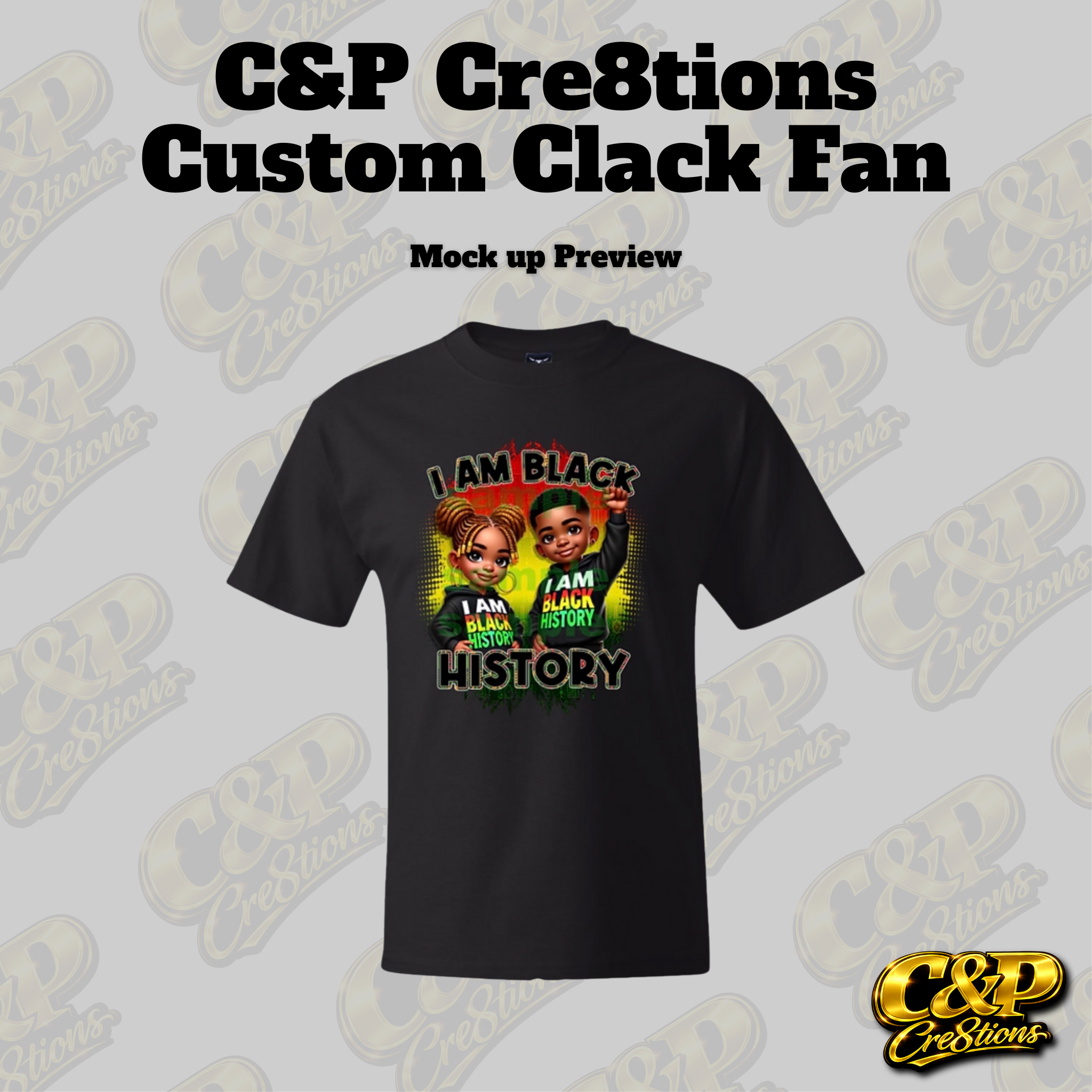 I Am Black History Short Sleeve T-shirt