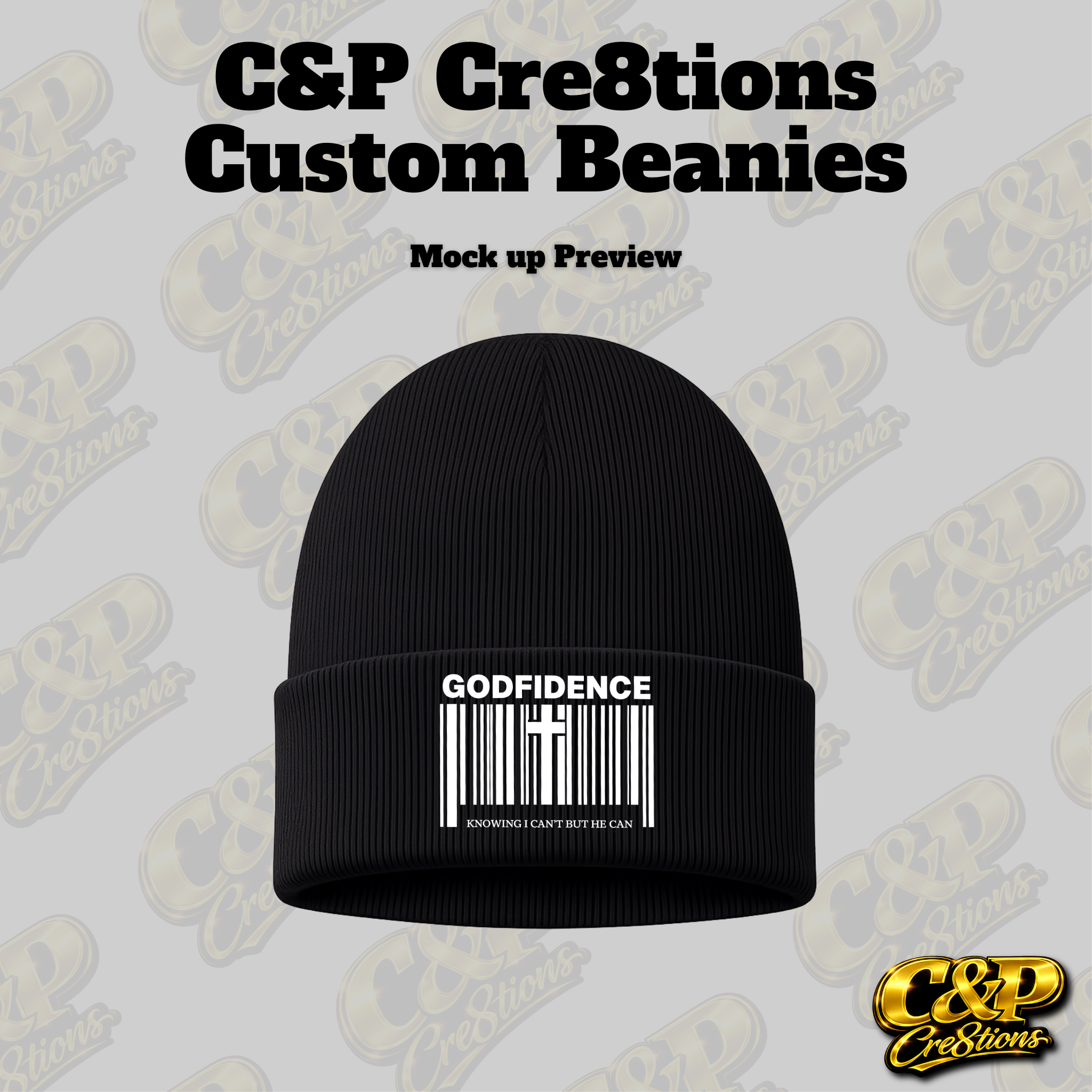 Godfidence Barcode Beanie