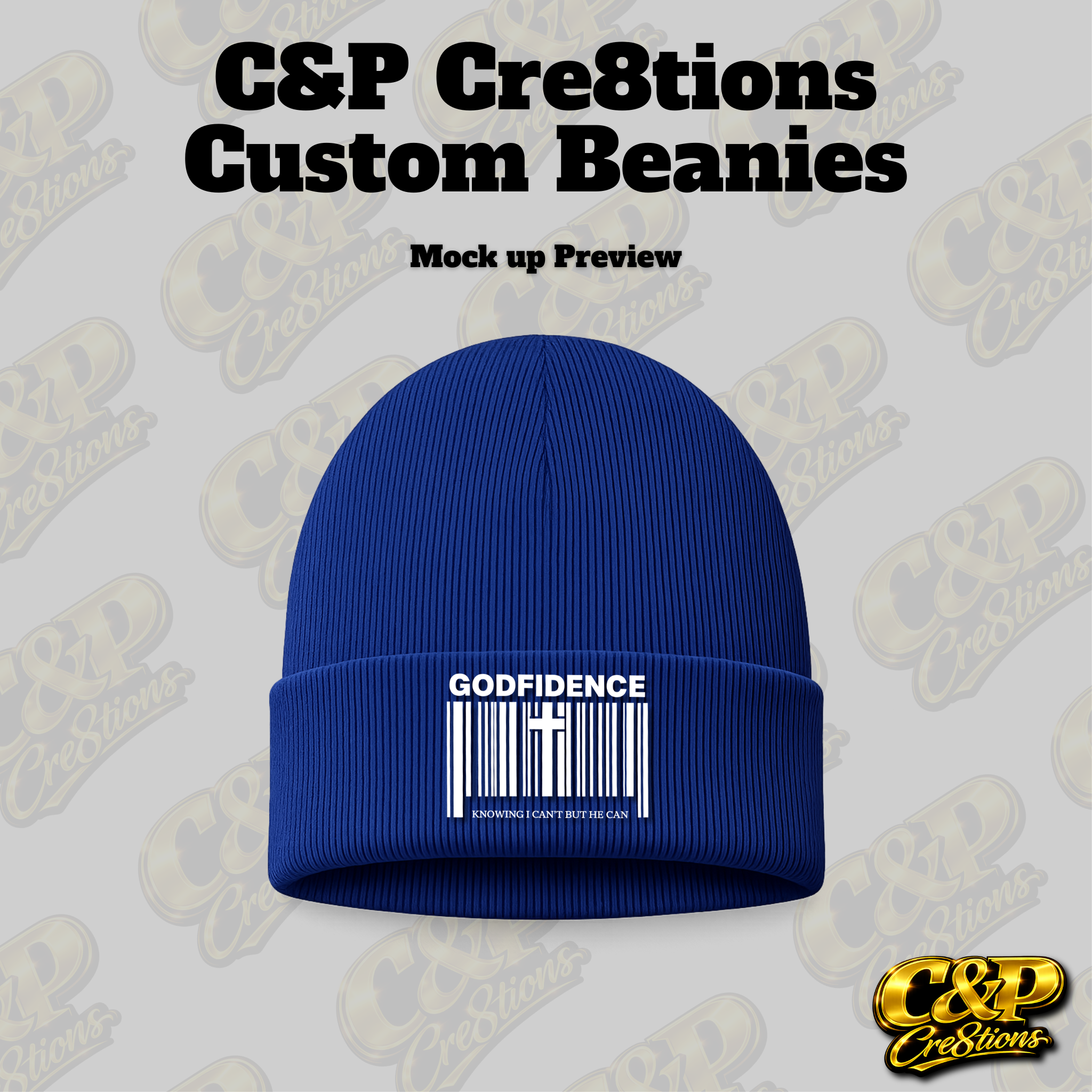 Godfidence Barcode Beanie
