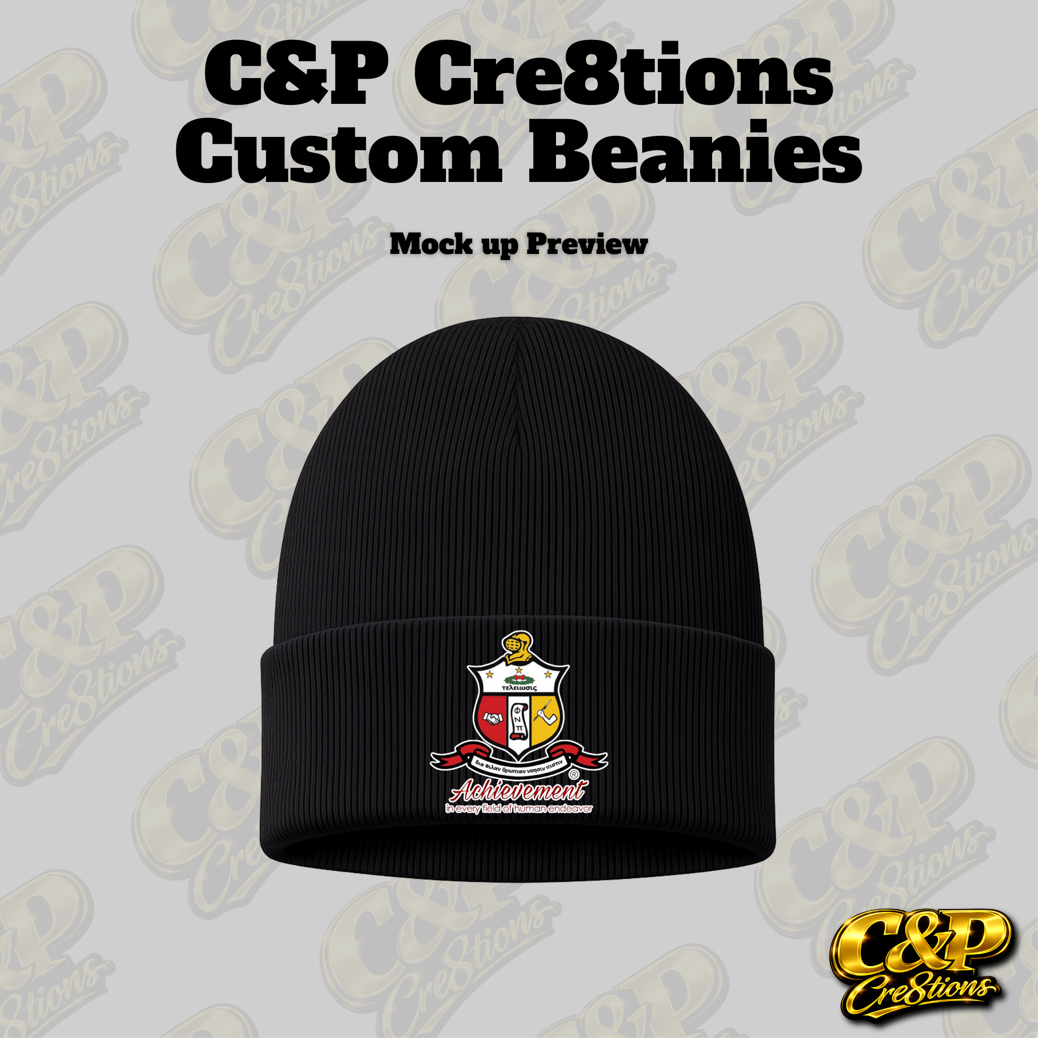 Kappa Alpha Psi Crest Beanie