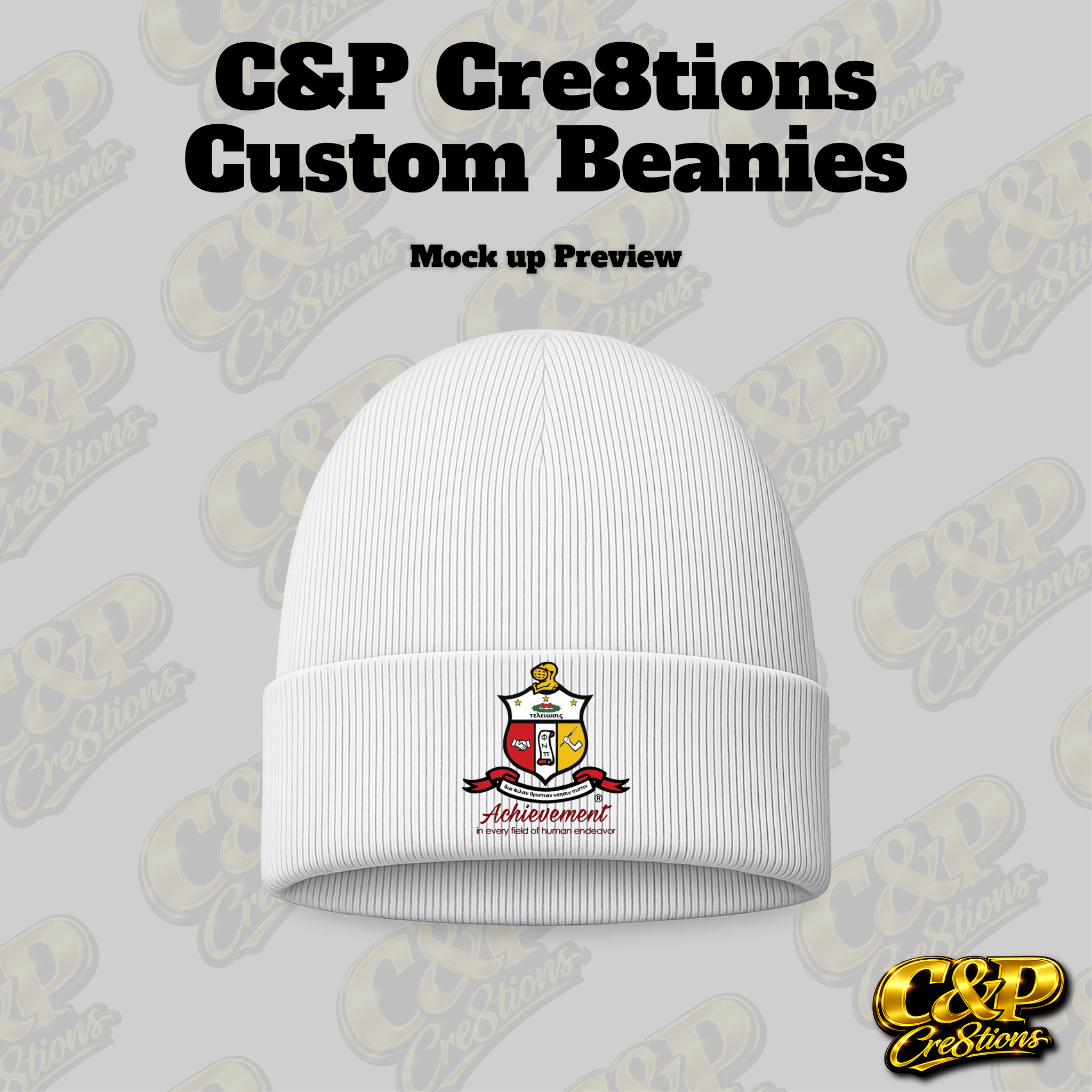 Kappa Alpha Psi Crest Beanie