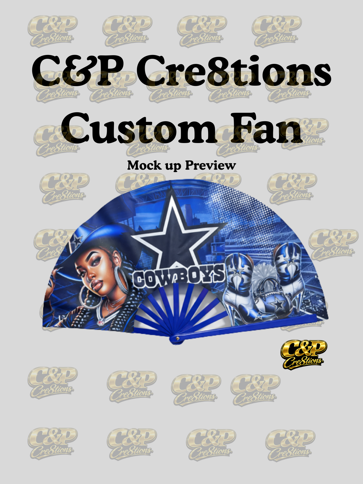 Customized Cowboys Clack Fan