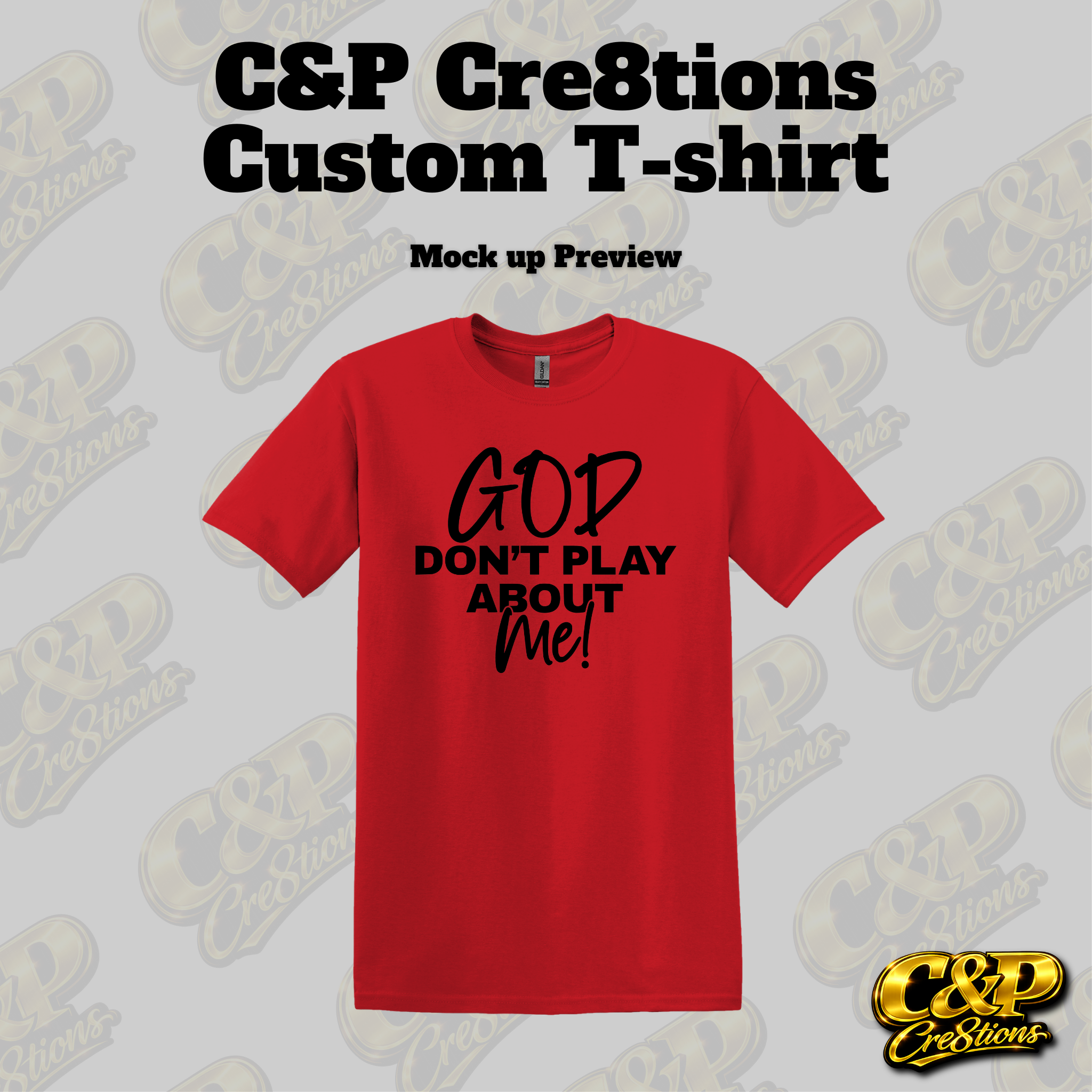 God Don't Play About Me Short Sleeve T-shirt