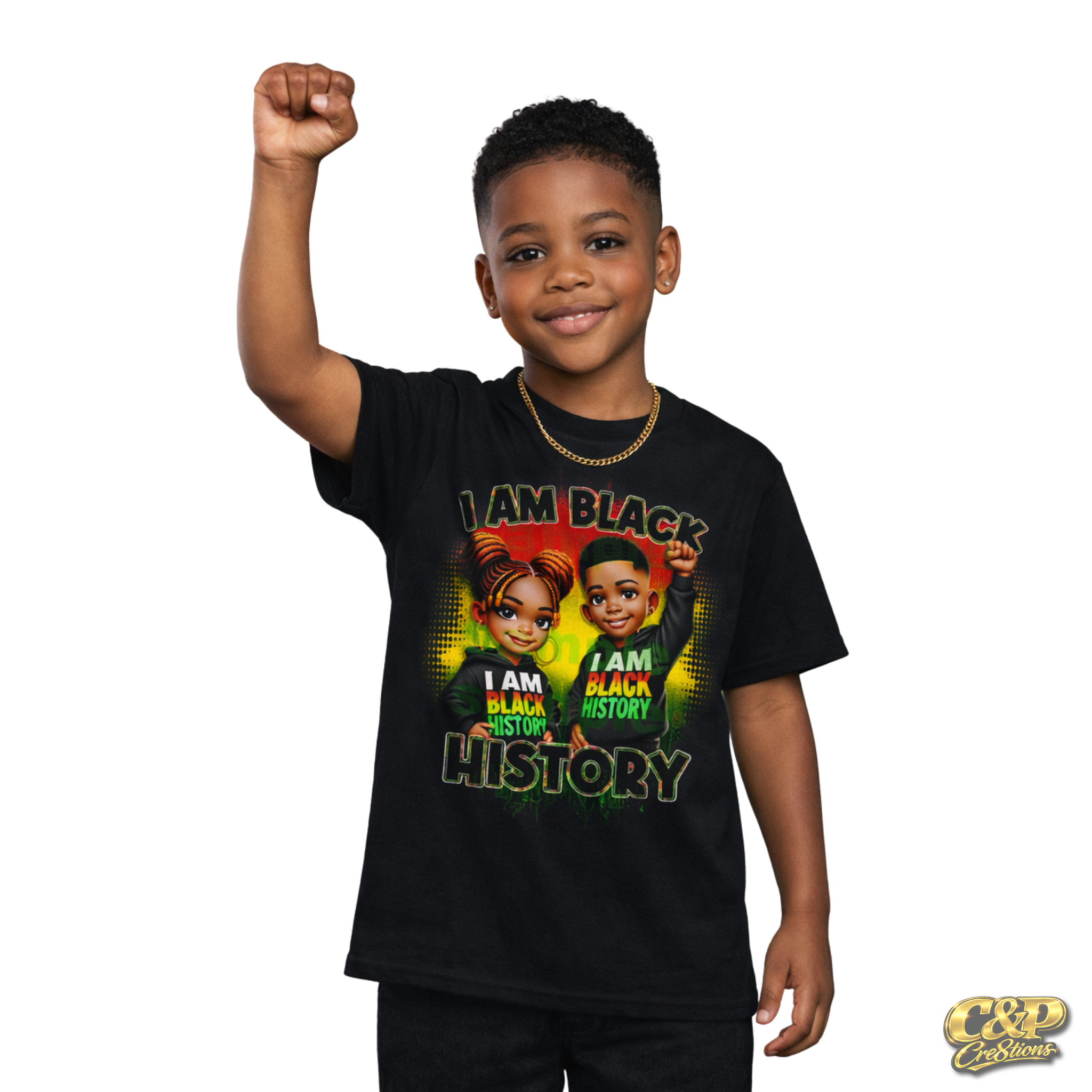 I Am Black History Short Sleeve T-shirt