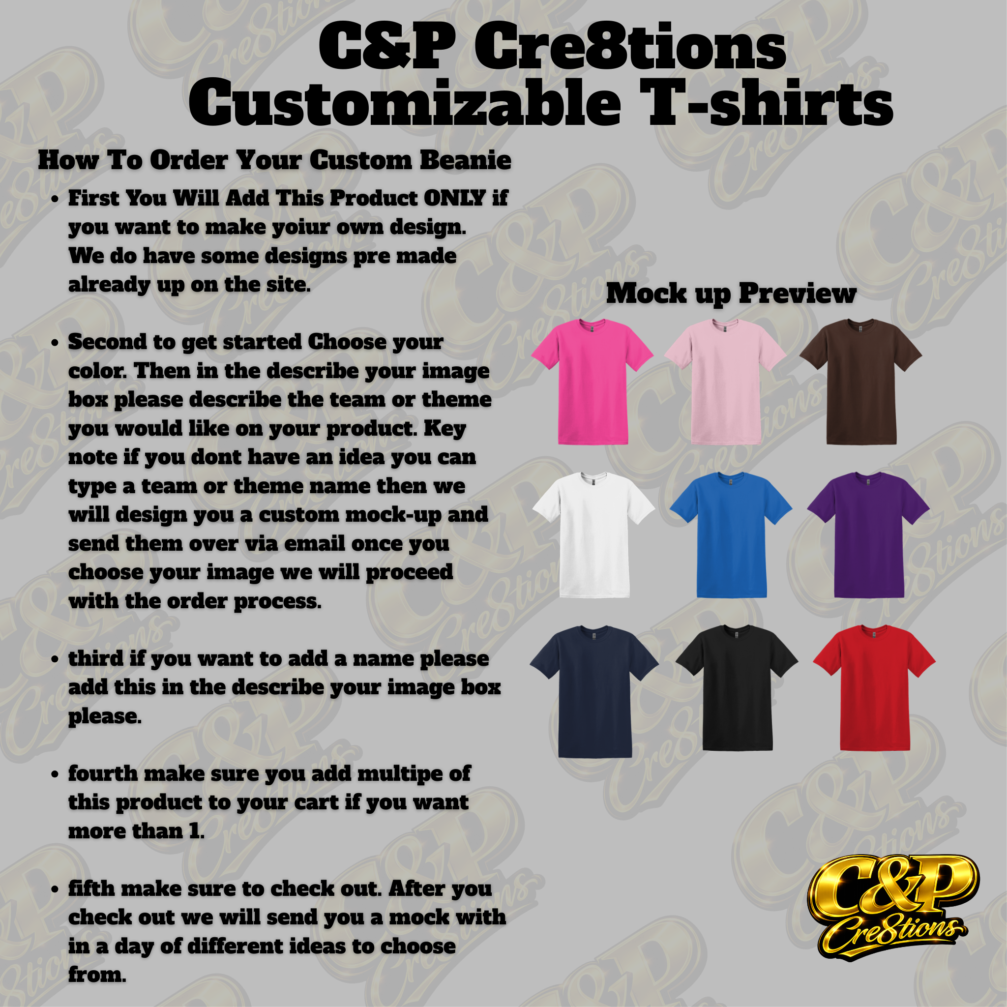 Custom Short Sleeve T-shirt