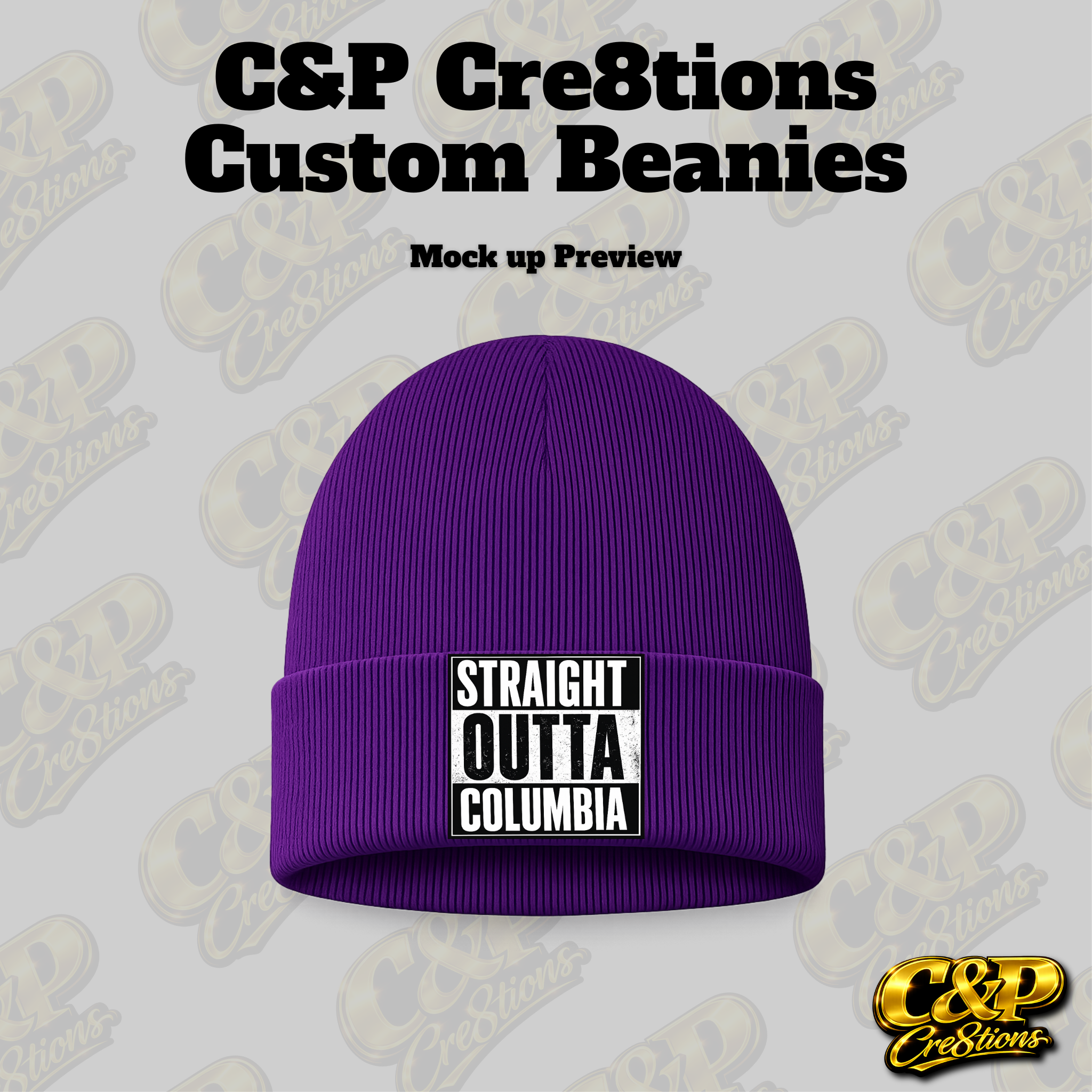 Straight Out Of Columbia Beanie